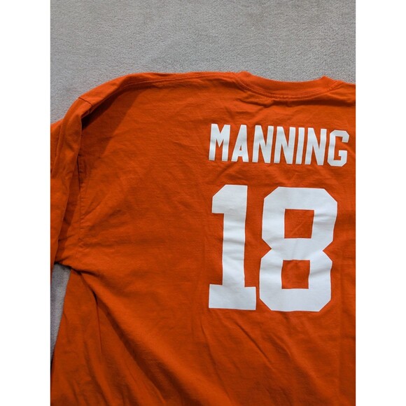 NFL Peyton Manning Denver Broncos Orange Long-Sleeve Majestic T-Shirt Size XXXL - Picture 13 of 15